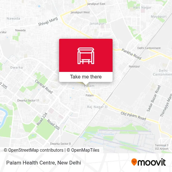 Palam Health Centre map