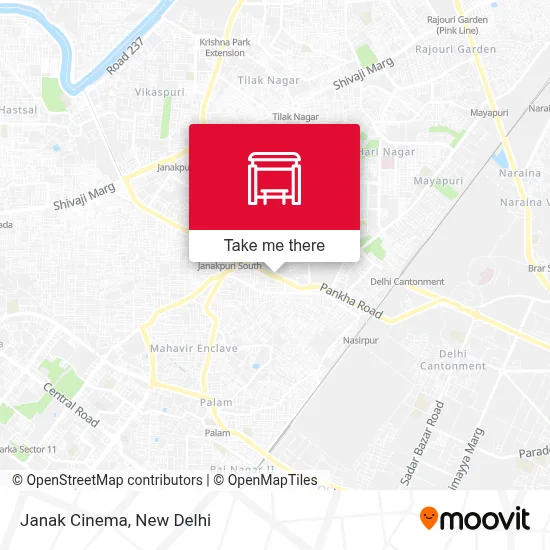 Janak Cinema map