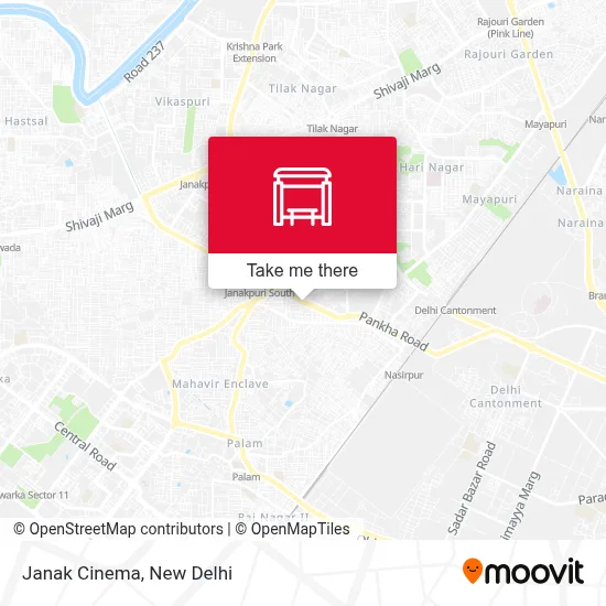 Janak Cinema map