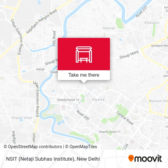 NSIT (Netaji Subhas Institute) map