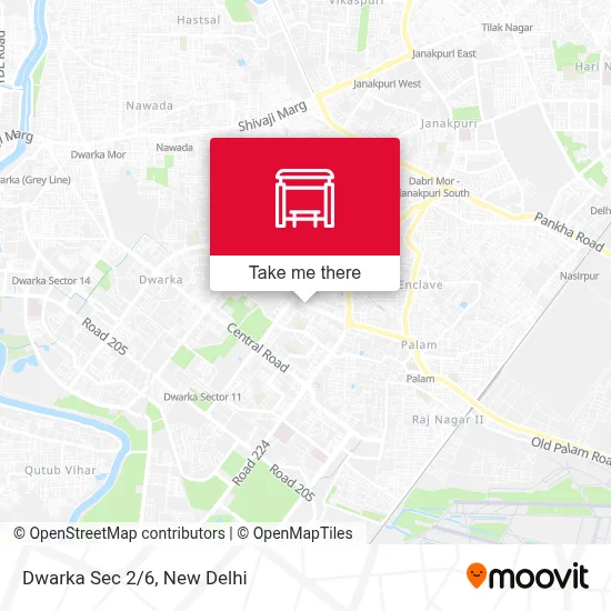 Dwarka Sec 2/6 map