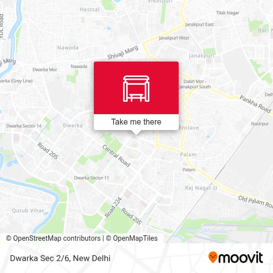 Dwarka Sec 2/6 map