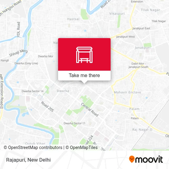 Rajapuri map