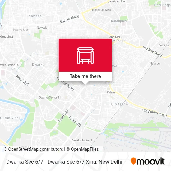 Dwarka Sec 6 / 7 -  Dwarka Sec 6 / 7 Xing map