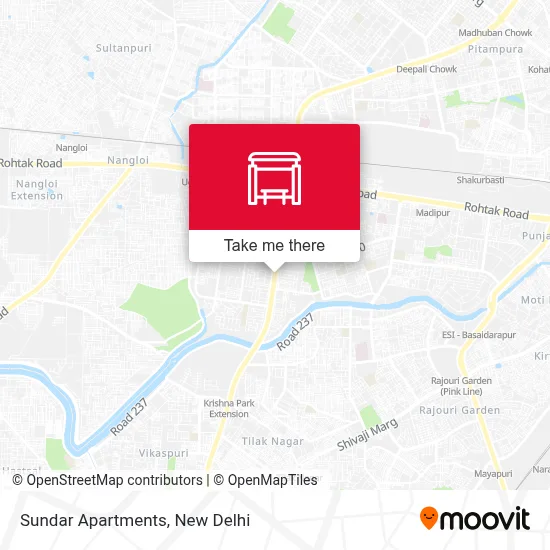 Sundar Apartments map