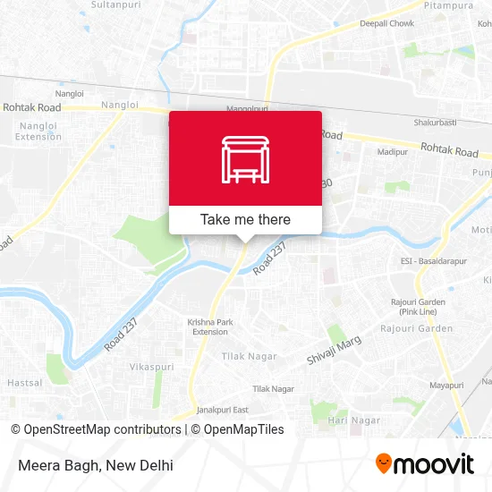 Meera Bagh map