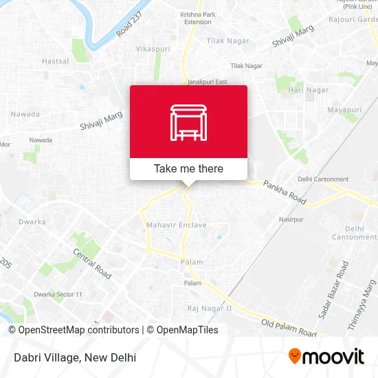 Dabri Village map