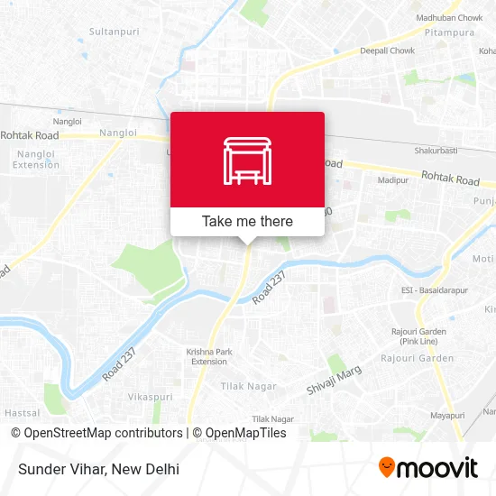 Sunder Vihar map