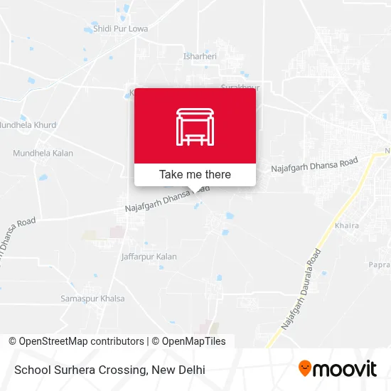 School Surhera Crossing map