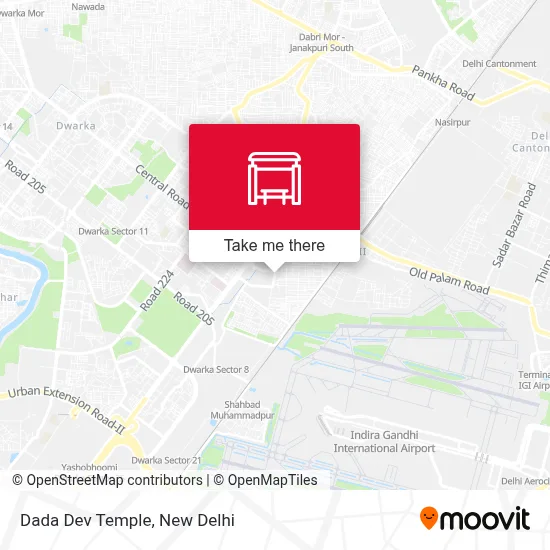 Dada Dev Mandir map
