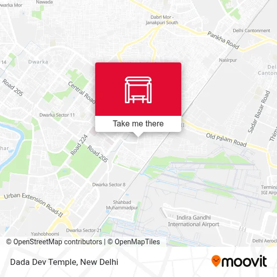 Dada Dev Mandir map
