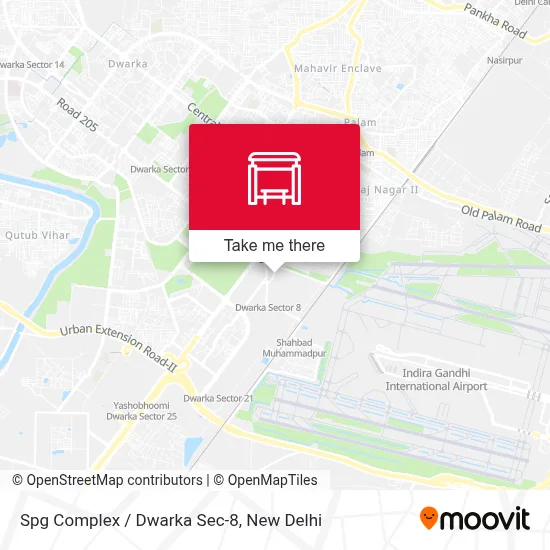 Spg Complex / Dwarka Sec-8 map