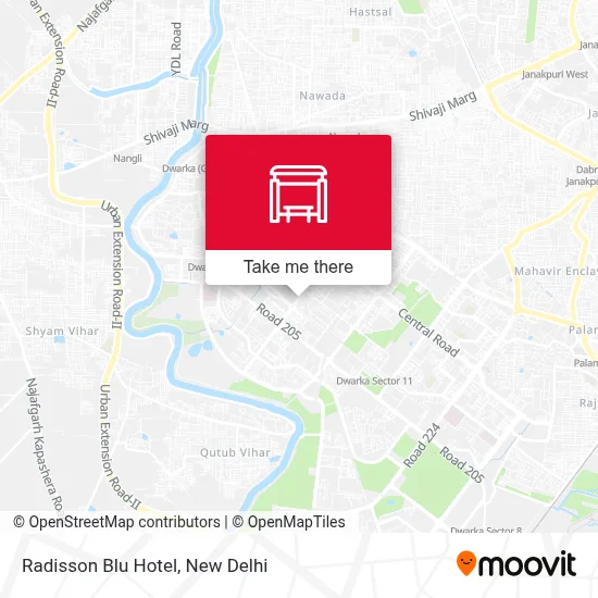 Radisson Blu Hotel map