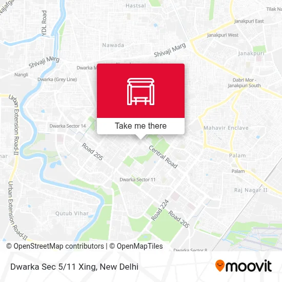 Dwarka Sec 5/11 Xing map