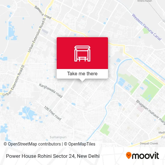 Power House Rohini Sec 24 map
