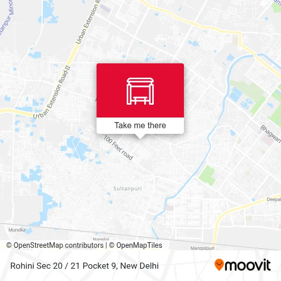 Rohini Sec 20 / 21 Pocket 9 map