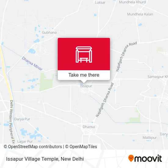 Issapur Village Temple map