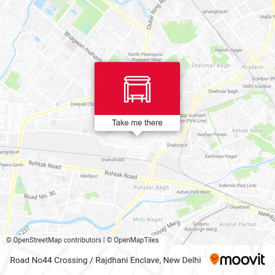 Road No44 Crossing / Rajdhani Enclave map