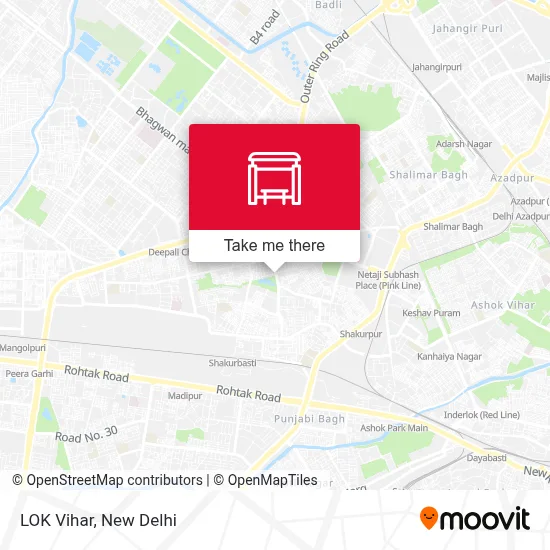 LOK Vihar map