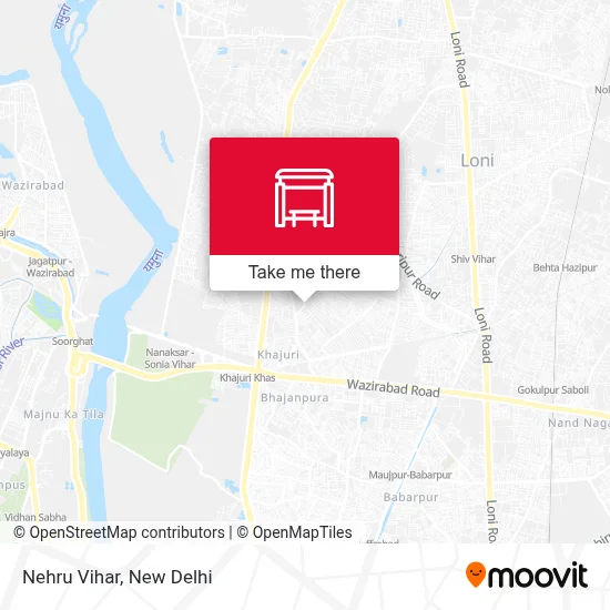 Nehru Vihar map