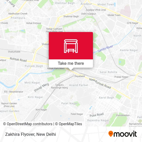 Zakhira Flyover map