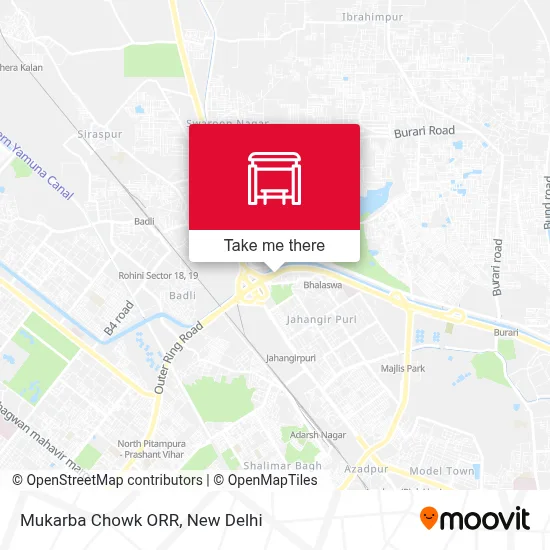 Mukarba Chowk ORR map