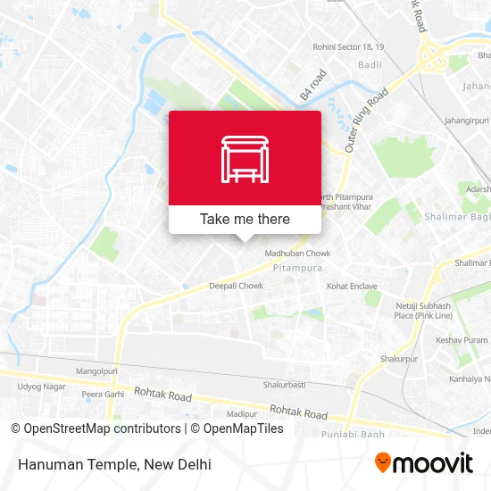 Hanuman Mandir map