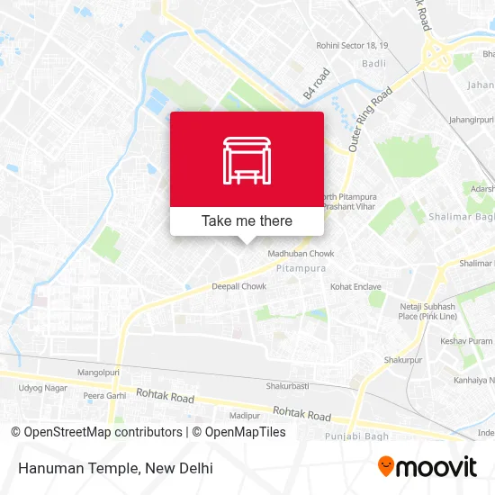 Hanuman Mandir map