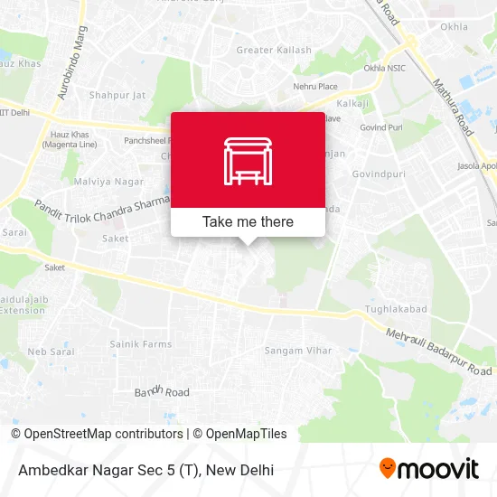 Ambedkar Nagar Sec 5 (T) map