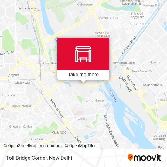 Toll Bridge Corner map
