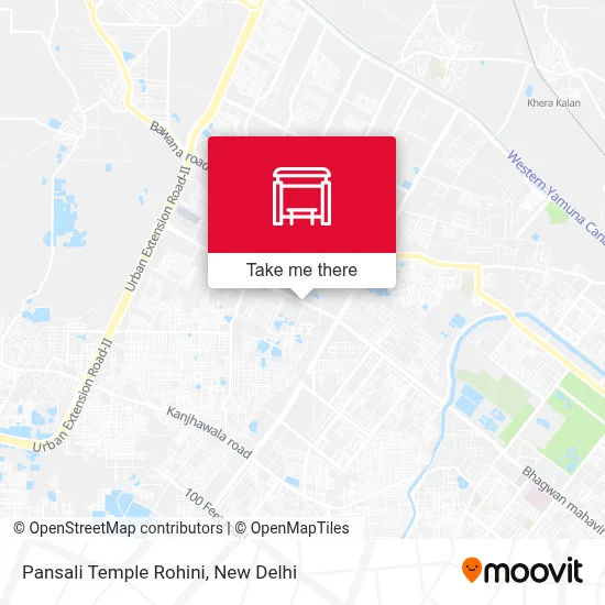Pansali Dham Rohini map