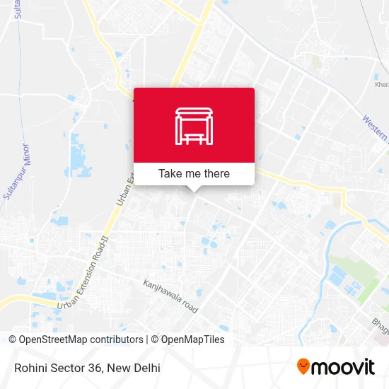 Rohini Sec 36 map