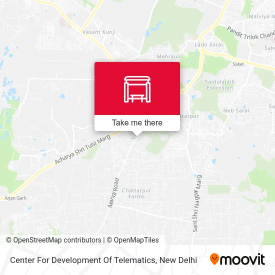 Center For Development Of Telematics map