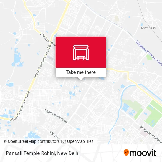 Pansali Dham Rohini map