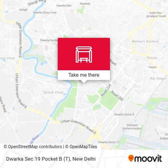 Dwarka Sec 19 Pocket B (T) map