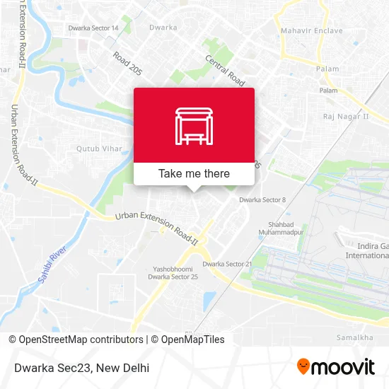 Dwarka Sec23 map