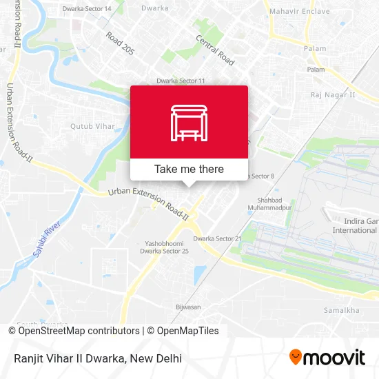 Ranjit Vihar II Dwarka map