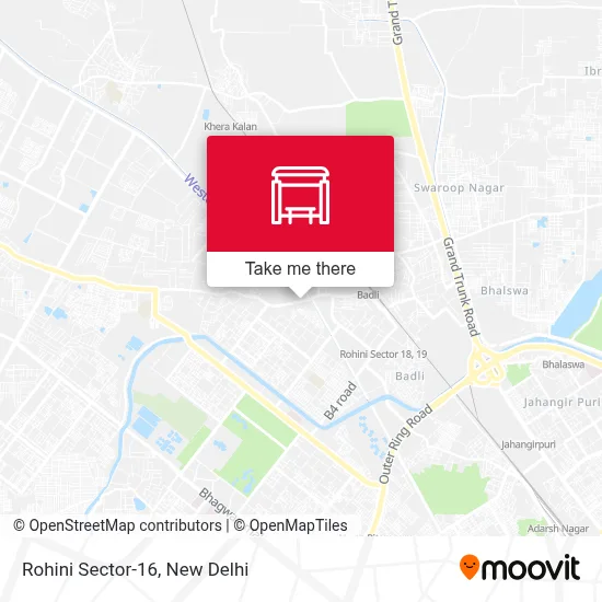 Rohini Sector-16 map