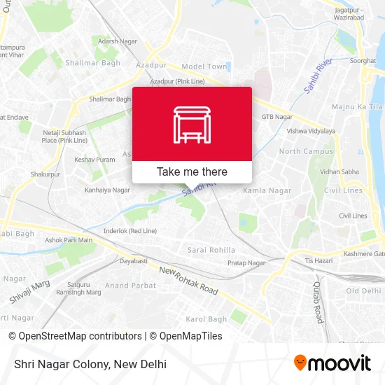 Shri Nagar Colony map