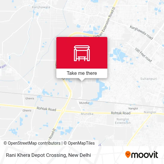 Rani Khera Depot Crossing map