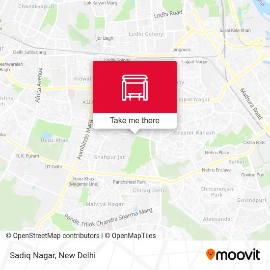 Sadiq Nagar map