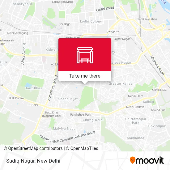 Sadiq Nagar map