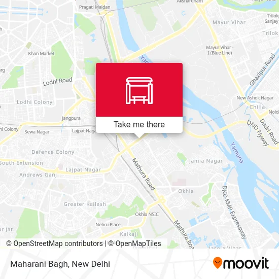 Maharani Bagh map