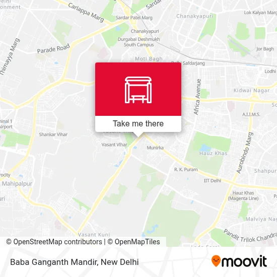 Baba Ganganth Mandir map