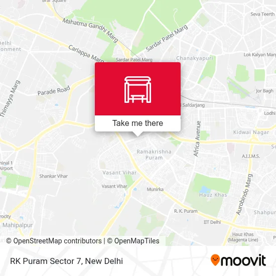 RK Puram Sec-7 map