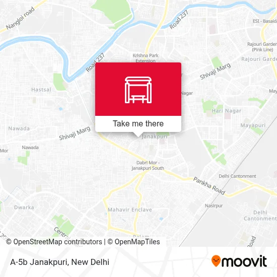 A-5b Janakpuri map