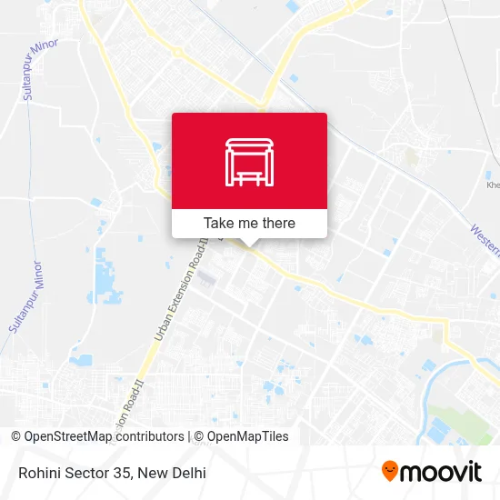 Rohini Sec 35 map