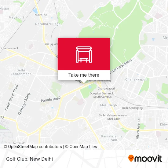 Golf Club map