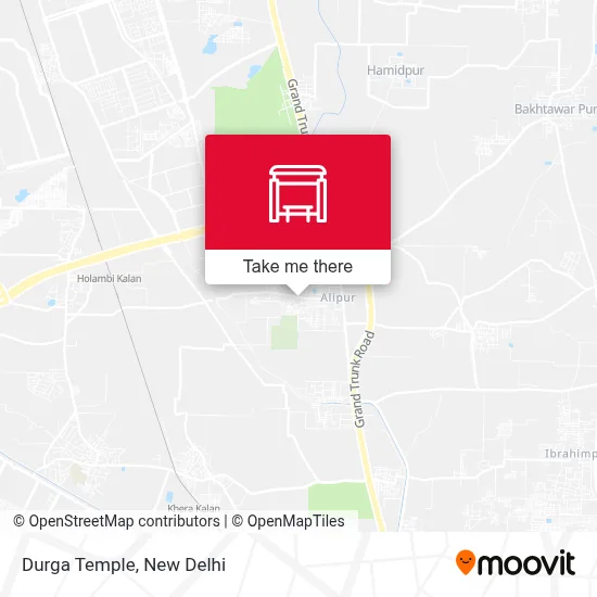 Durga Mandir map