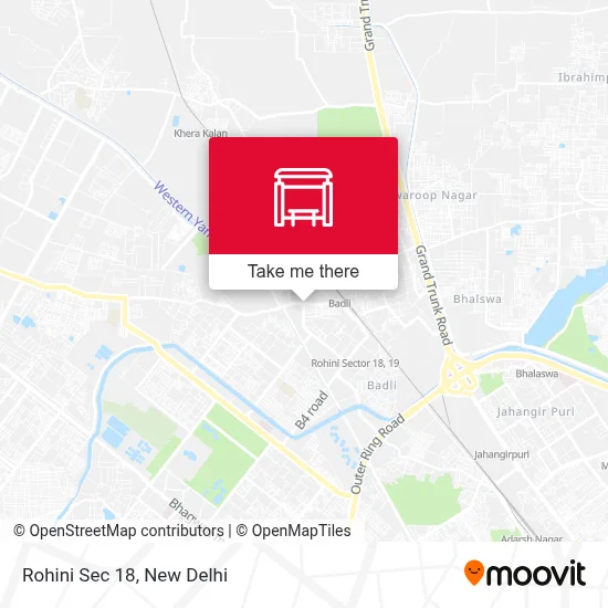 Rohini Sec 18 map